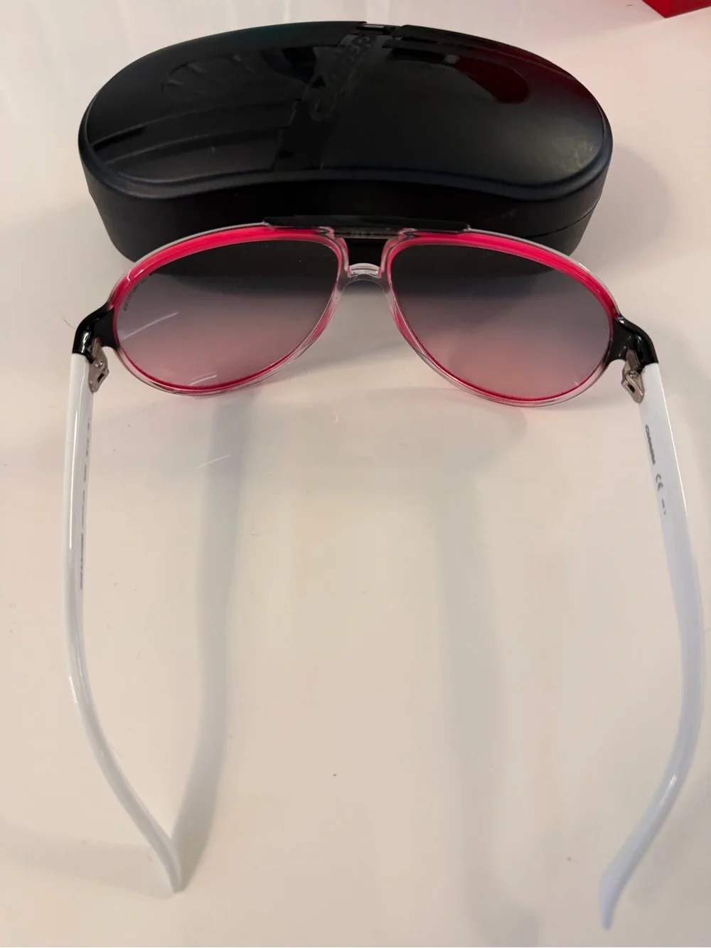 Carrera Aviator Sunglasses in Pink and Black Gradient- Authentic